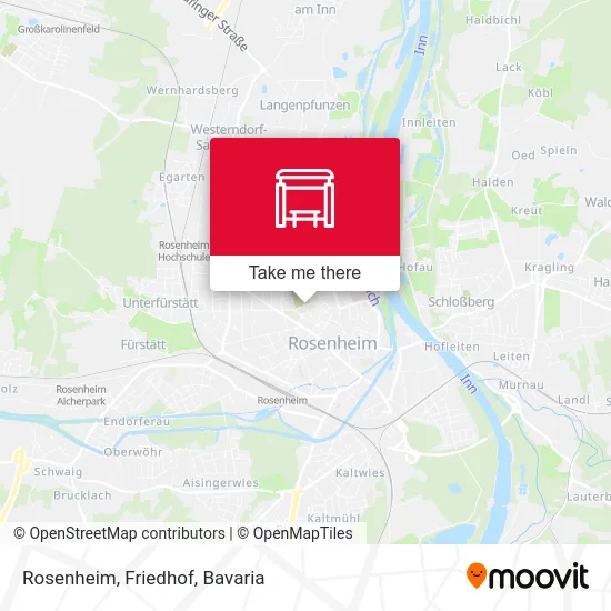 Rosenheim, Friedhof map