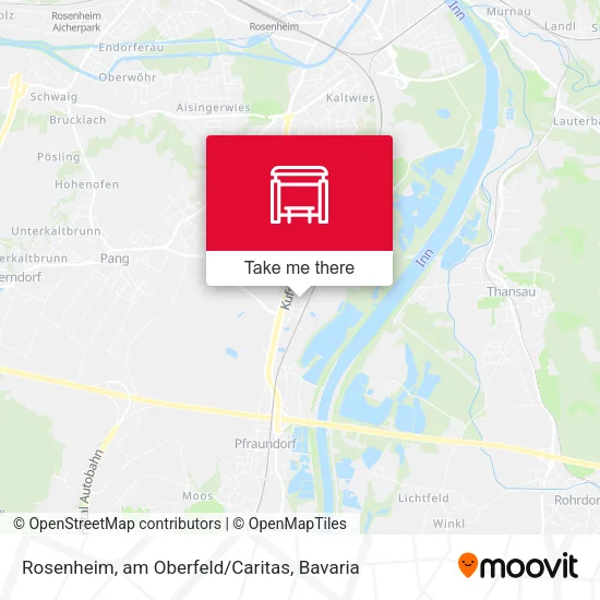 Карта Rosenheim, am Oberfeld/Caritas