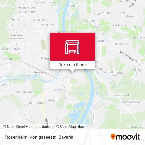 Rosenheim, Königsseestr. map
