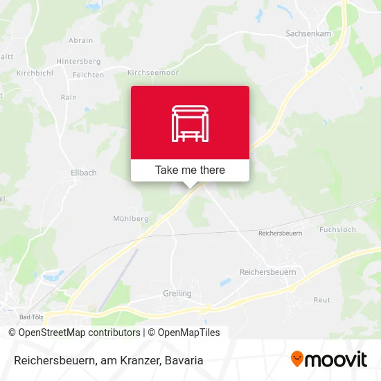 Карта Reichersbeuern, am Kranzer