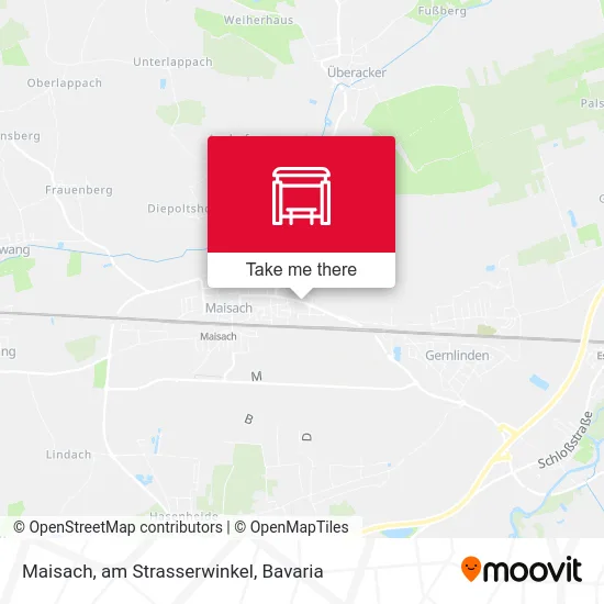 Карта Maisach, am Strasserwinkel