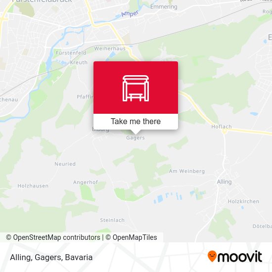 Карта Alling, Gagers