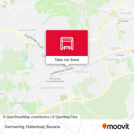 Germering, Hallenbad map