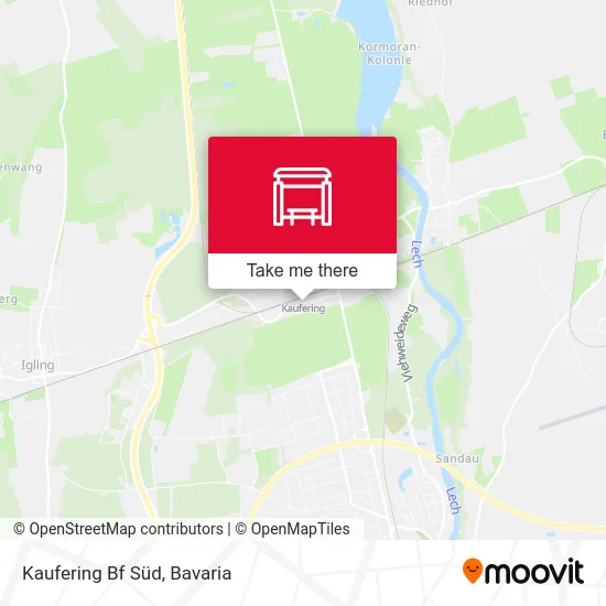 Карта Kaufering Bf Süd