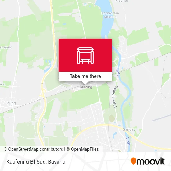 Карта Kaufering Bf Süd
