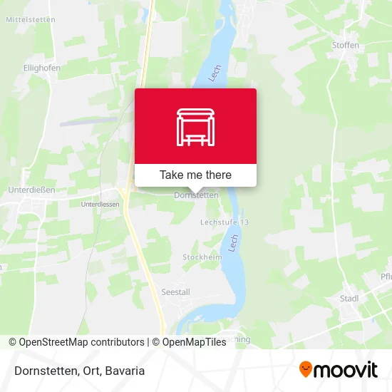 Карта Dornstetten, Ort