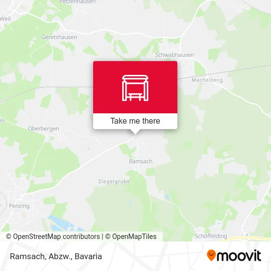 Карта Ramsach, Abzw.