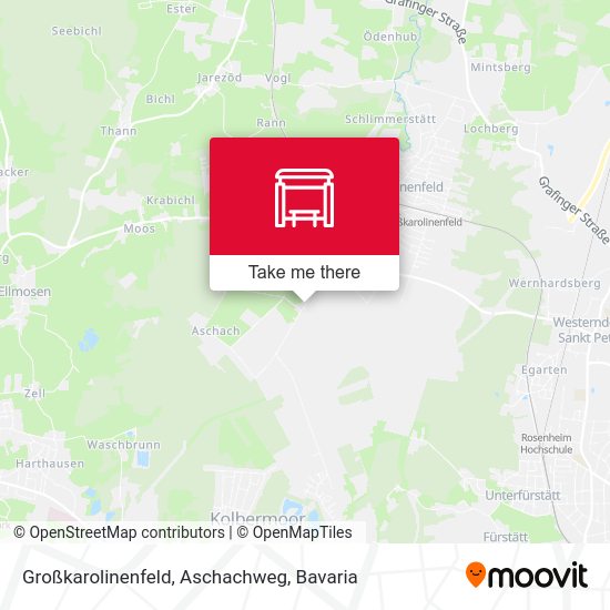 Карта Großkarolinenfeld, Aschachweg
