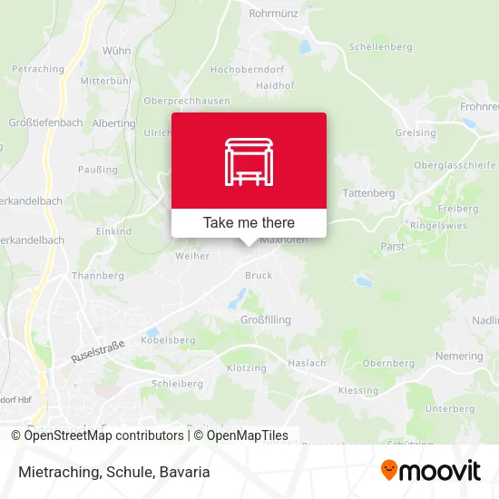 Карта Mietraching, Schule