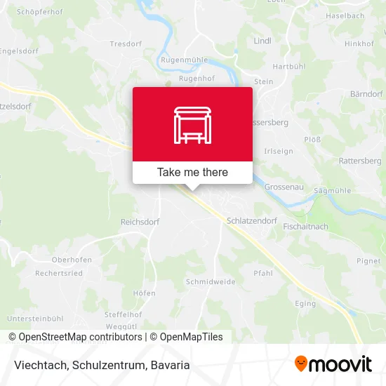 Карта Viechtach, Schulzentrum