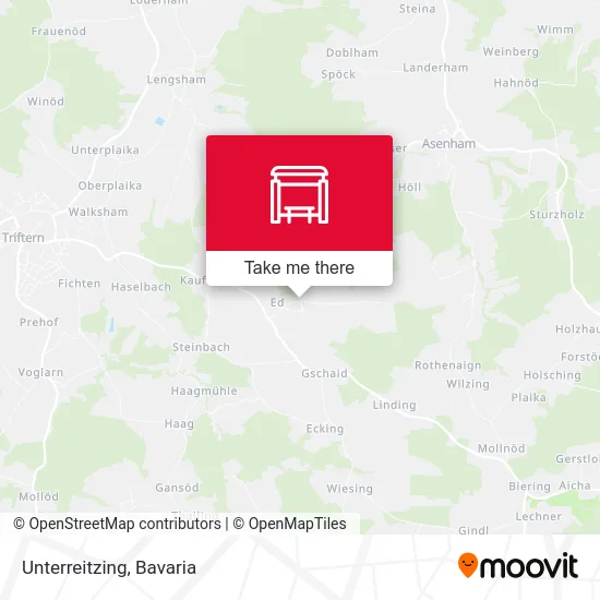 Карта Unterreitzing