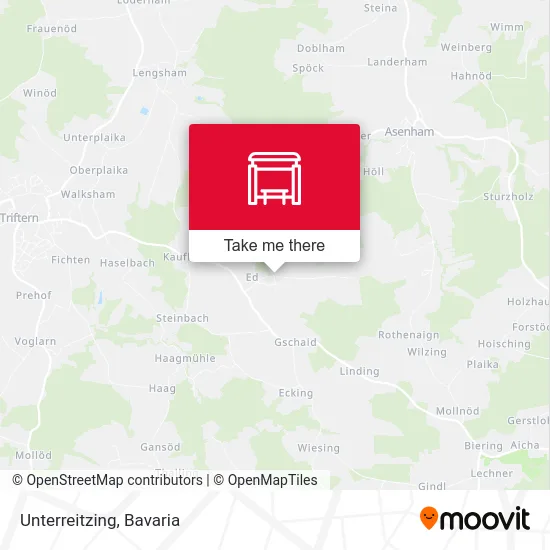 Карта Unterreitzing