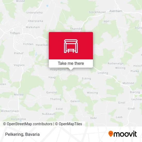 Карта Pelkering