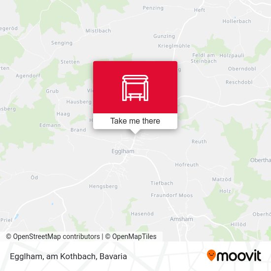 Карта Egglham, am Kothbach