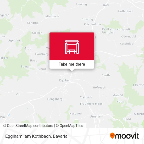Карта Egglham, am Kothbach