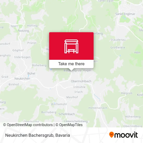 Карта Neukirchen Bachersgrub