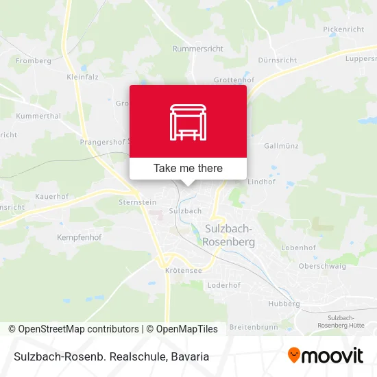 Карта Sulzbach-Rosenb. Realschule