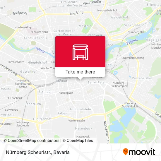 Карта Nürnberg Scheurlstr.