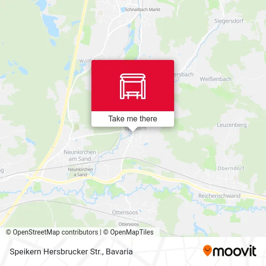 Карта Speikern Hersbrucker Str.