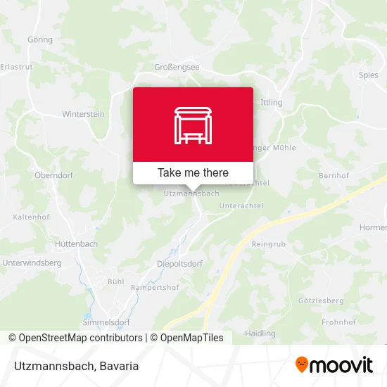 Карта Utzmannsbach