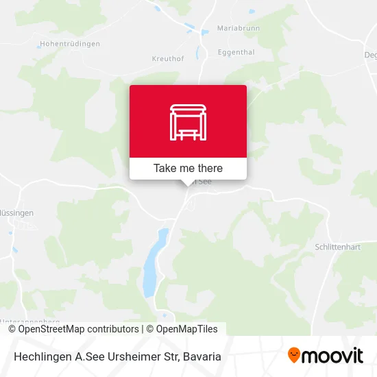 Карта Hechlingen A.See Ursheimer Str