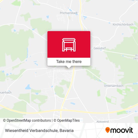 Карта Wiesentheid Verbandschule