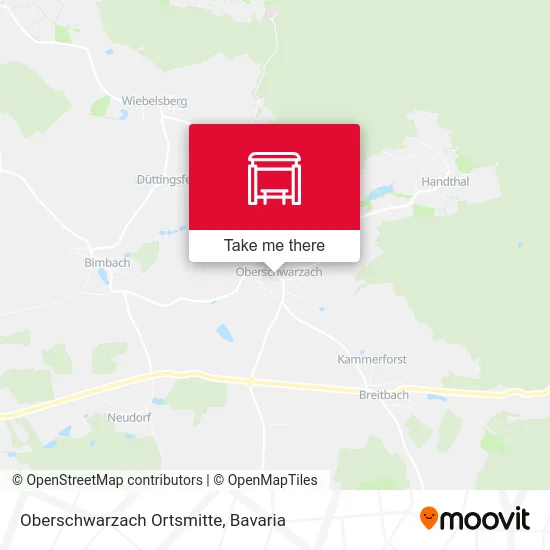 Карта Oberschwarzach Ortsmitte