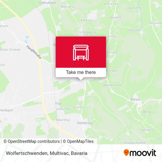 Карта Wolfertschwenden, Multivac
