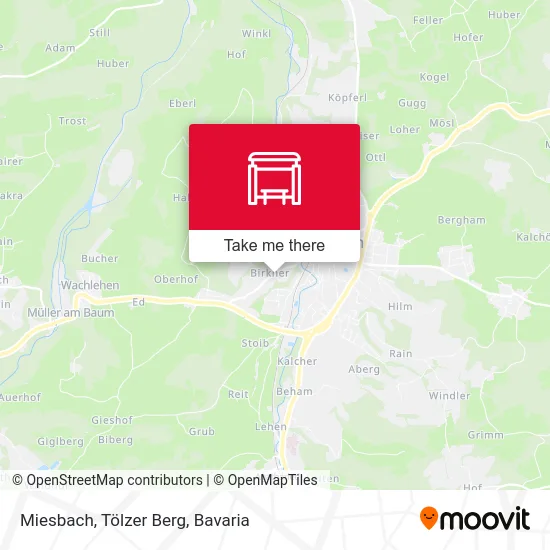 Карта Miesbach, Tölzer Berg