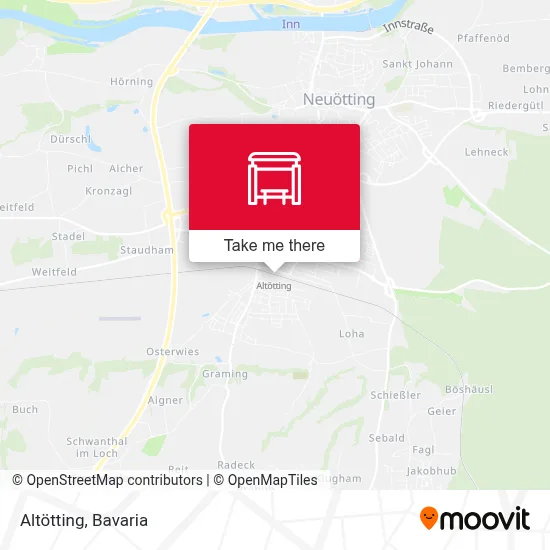 Altötting map