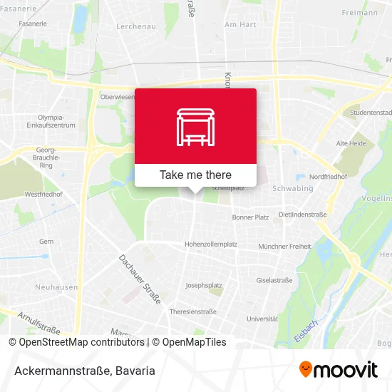 Ackermannstraße map