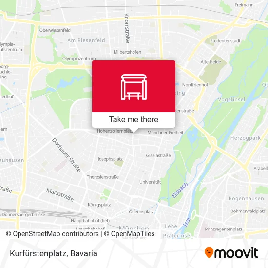 Kurfürstenplatz map