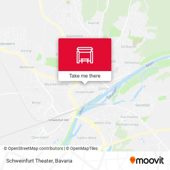 Карта Schweinfurt Theater