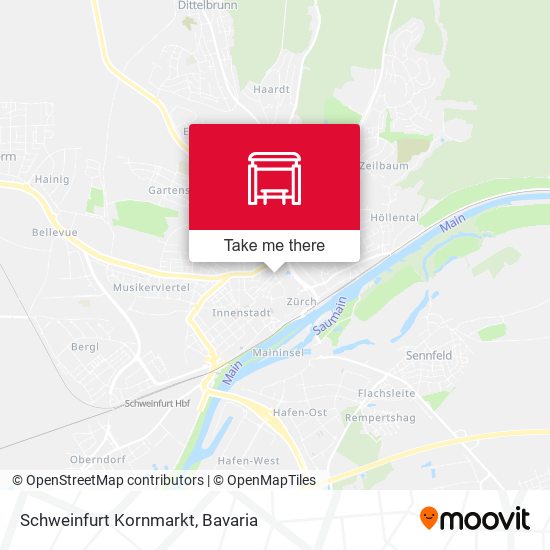Schweinfurt Kornmarkt map