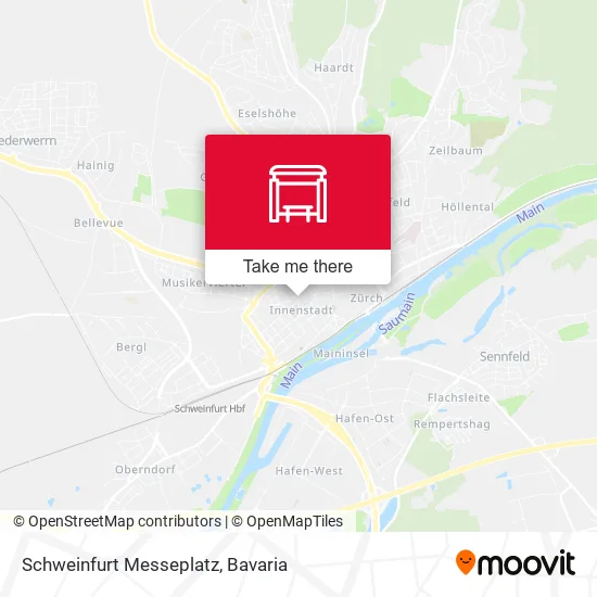 Карта Schweinfurt Messeplatz