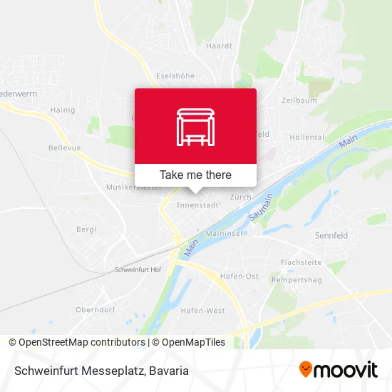 Карта Schweinfurt Messeplatz