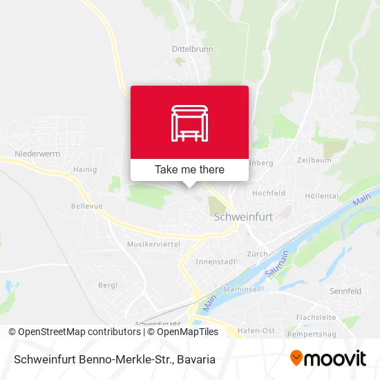Карта Schweinfurt Benno-Merkle-Str.
