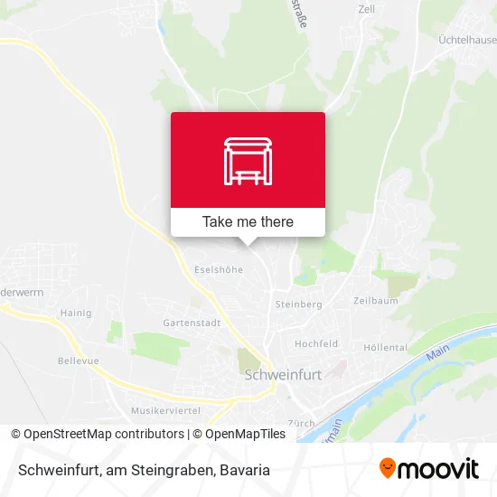 Карта Schweinfurt, am Steingraben