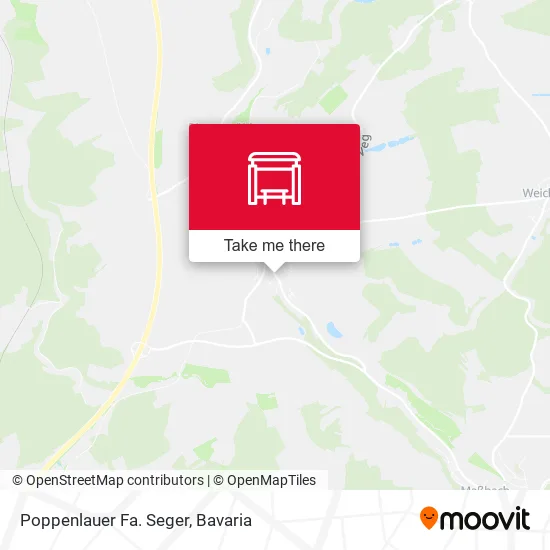 Карта Poppenlauer Fa. Seger