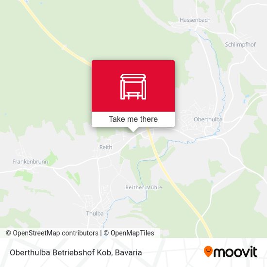Oberthulba Betriebshof Kob map