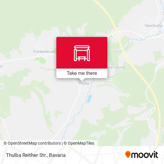 Карта Thulba Reither Str.