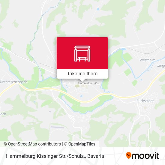 Hammelburg Kissinger Str. / Schulz. map