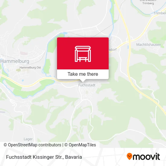 Карта Fuchsstadt Kissinger Str.