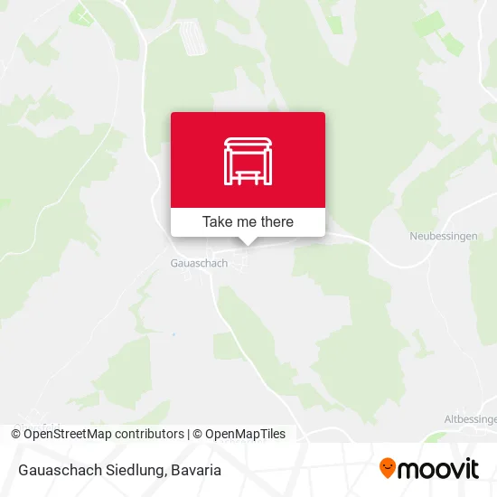 Карта Gauaschach Siedlung