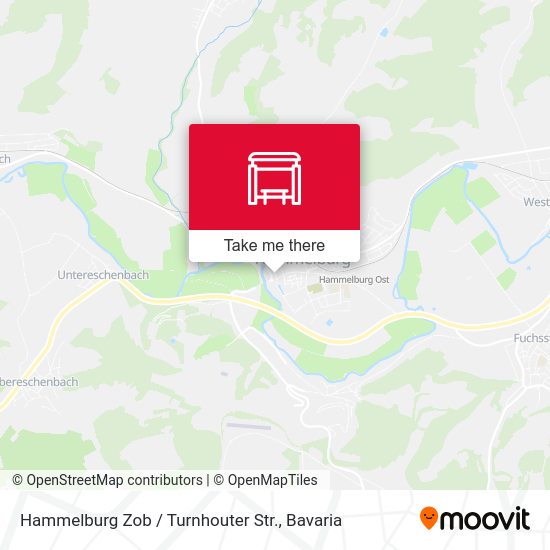 Hammelburg Zob / Turnhouter Str. map