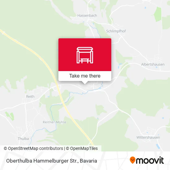 Карта Oberthulba Hammelburger Str.