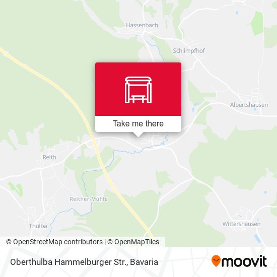 Oberthulba Hammelburger Str. map