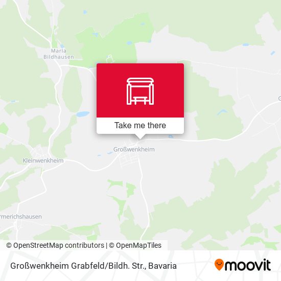 Großwenkheim Grabfeld / Bildh. Str. map