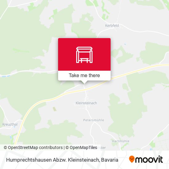 Humprechtshausen Abzw. Kleinsteinach map