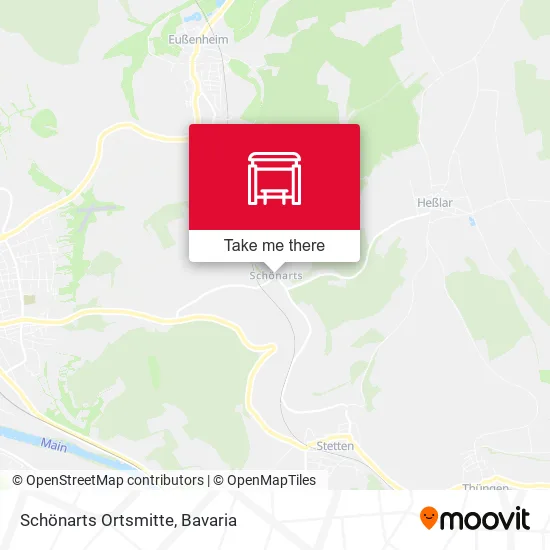 Карта Schönarts Ortsmitte